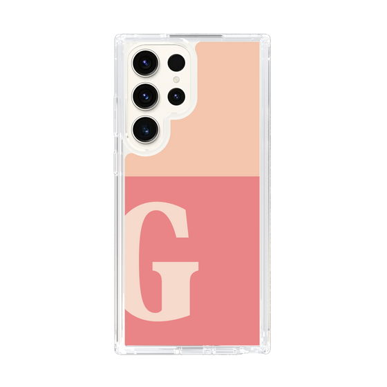 Slim Protection Case［ Original - initial two tone - G pink ］