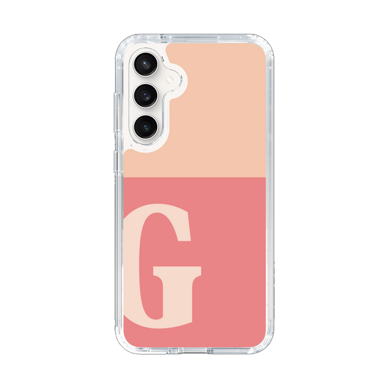 Slim Protection Case［ Original - initial two tone - G pink ］