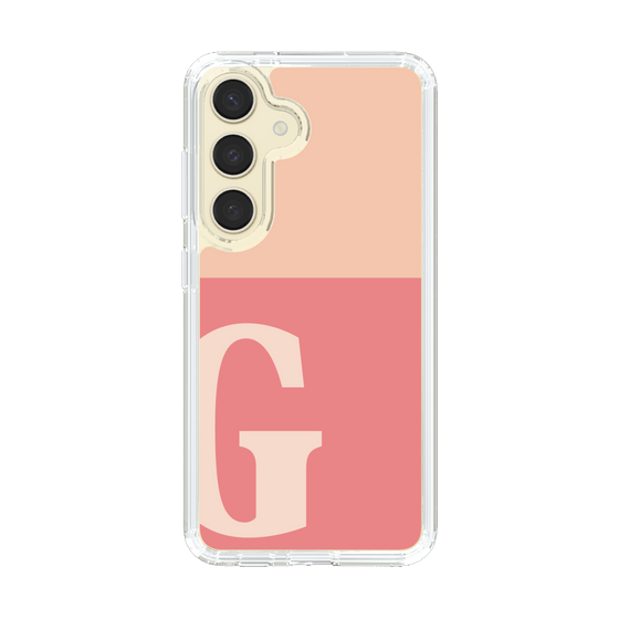 Slim Protection Case［ Original - initial two tone - G pink ］