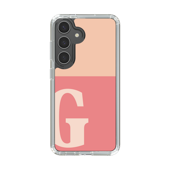 Slim Protection Case［ Original - initial two tone - G pink ］