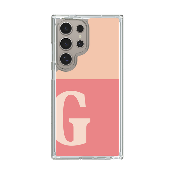 Slim Protection Case［ Original - initial two tone - G pink ］