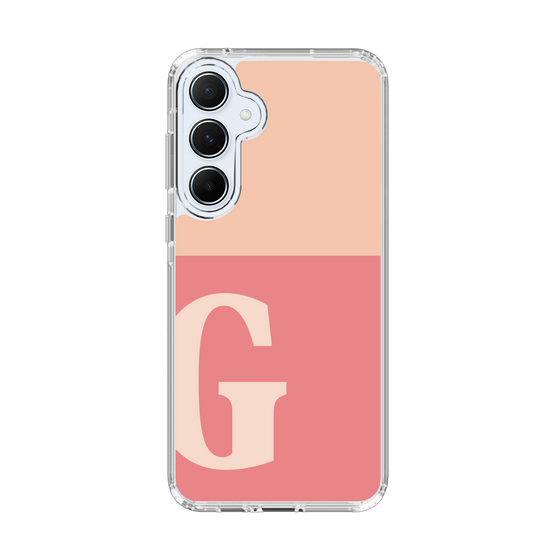 Slim Protection Case［ オリジナル - initial two tone - G pink ］