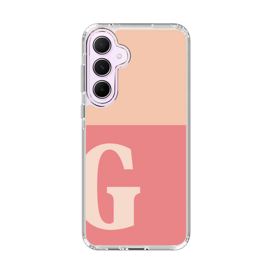 Slim Protection Case［ オリジナル - initial two tone - G pink ］
