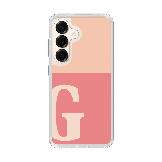 Slim Protection Case［ Original - initial two tone - G pink ］