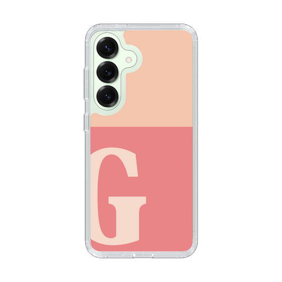 Slim Protection Case［ Original - initial two tone - G pink ］