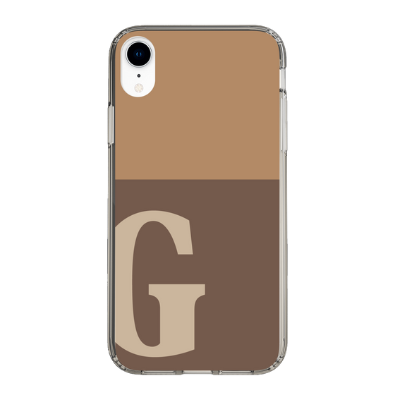 Slim Protection Case［ Original - initial two tone - G brown ］