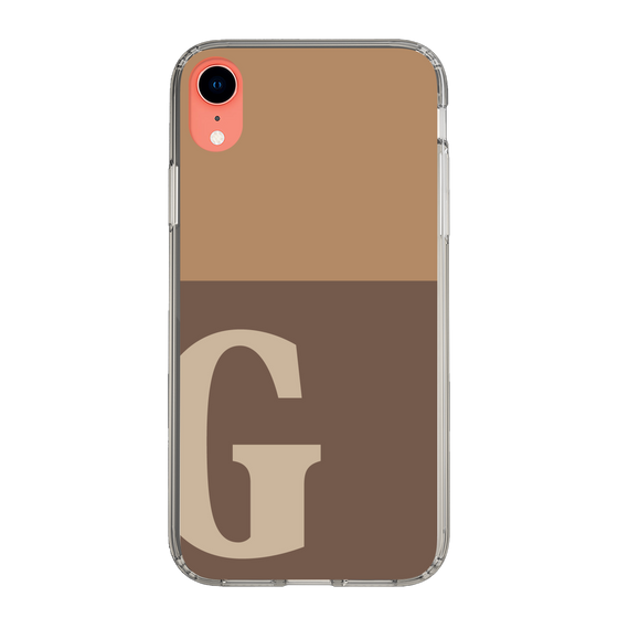 Slim Protection Case［ Original - initial two tone - G brown ］