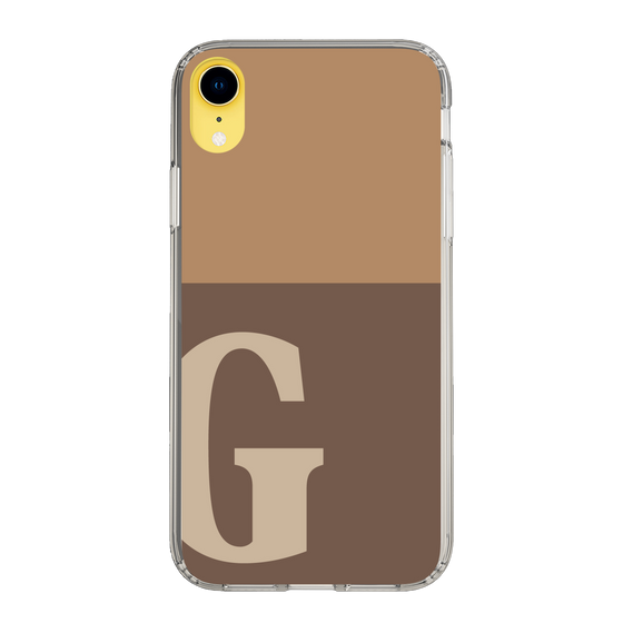 Slim Protection Case［ Original - initial two tone - G brown ］