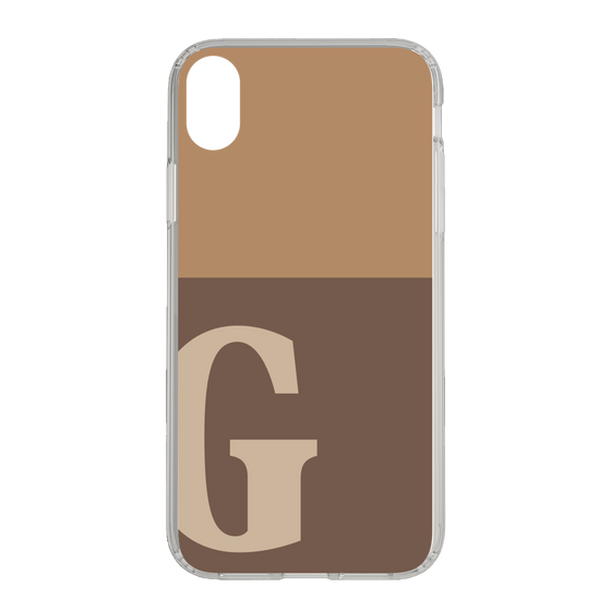 Slim Protection Case［ Original - initial two tone - G brown ］