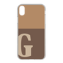 Slim Protection Case［ Original - initial two tone - G brown ］