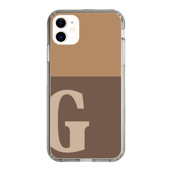 Slim Protection Case［ Original - initial two tone - G brown ］