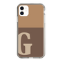 Slim Protection Case［ Original - initial two tone - G brown ］