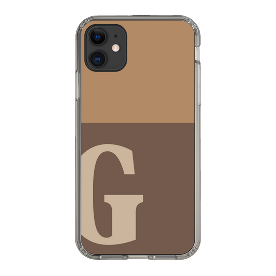 Slim Protection Case［ Original - initial two tone - G brown ］