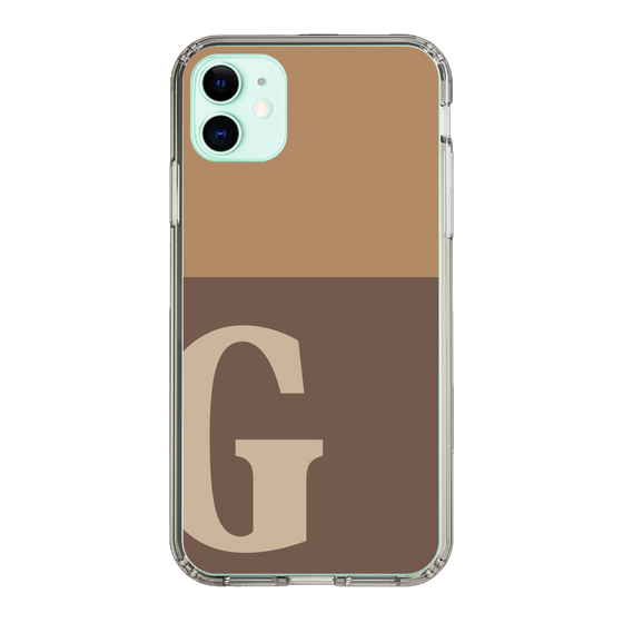 Slim Protection Case［ Original - initial two tone - G brown ］