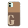 Slim Protection Case［ Original - initial two tone - G brown ］