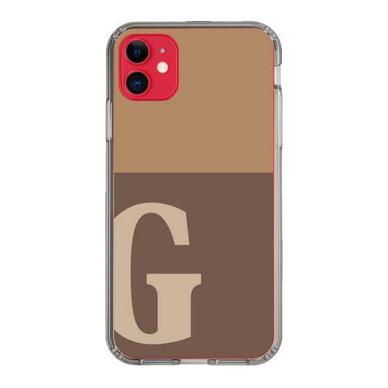 Slim Protection Case［ Original - initial two tone - G brown ］
