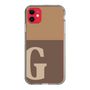 Slim Protection Case［ Original - initial two tone - G brown ］