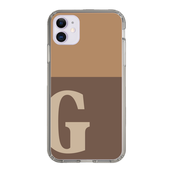 Slim Protection Case［ Original - initial two tone - G brown ］