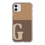 Slim Protection Case［ Original - initial two tone - G brown ］