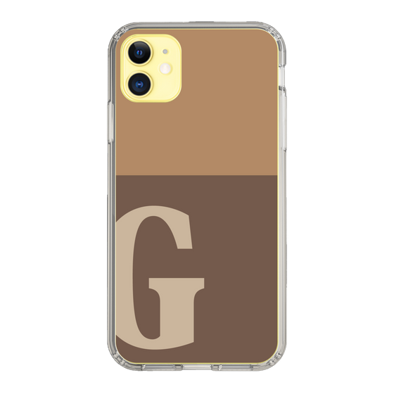 Slim Protection Case［ Original - initial two tone - G brown ］