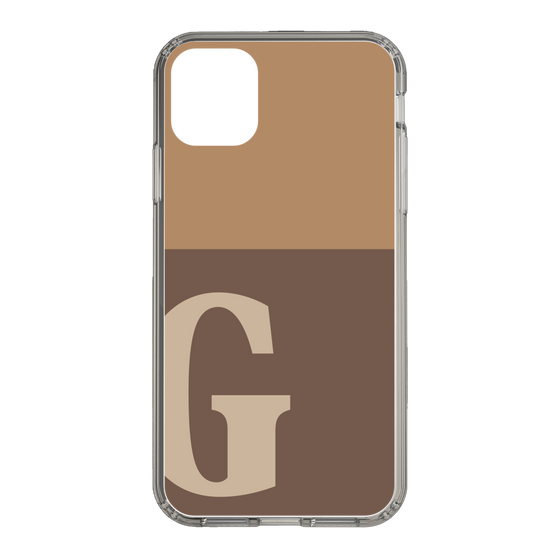 Slim Protection Case［ Original - initial two tone - G brown ］