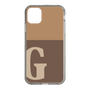 Slim Protection Case［ Original - initial two tone - G brown ］