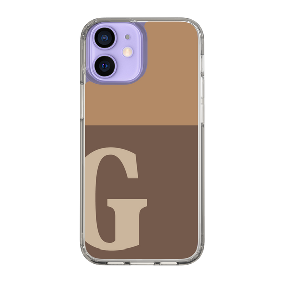Slim Protection Case［ Original - initial two tone - G brown ］