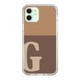 Slim Protection Case［ Original - initial two tone - G brown ］
