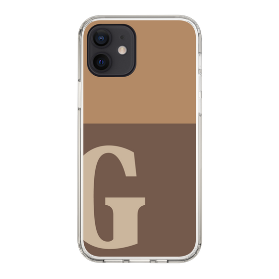 Slim Protection Case［ Original - initial two tone - G brown ］