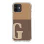 Slim Protection Case［ Original - initial two tone - G brown ］