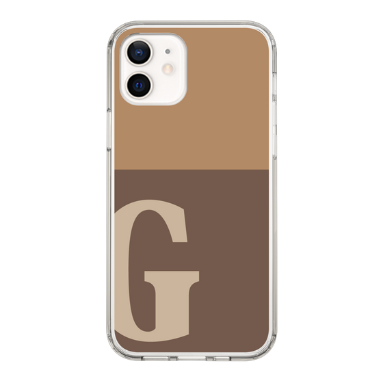 Slim Protection Case［ Original - initial two tone - G brown ］