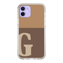 Slim Protection Case［ Original - initial two tone - G brown ］