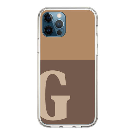 Slim Protection Case［ Original - initial two tone - G brown ］