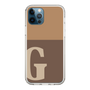 Slim Protection Case［ Original - initial two tone - G brown ］