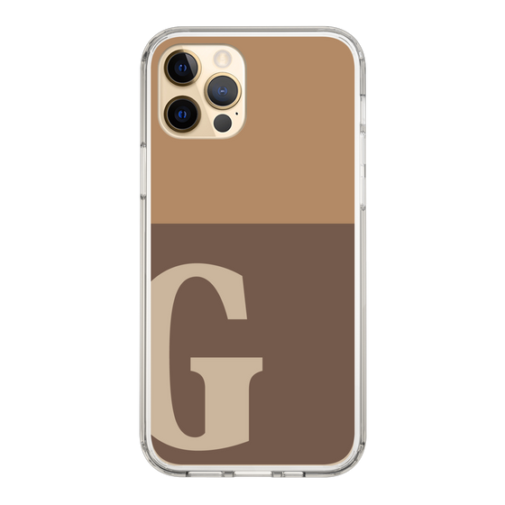 Slim Protection Case［ Original - initial two tone - G brown ］