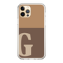 Slim Protection Case［ Original - initial two tone - G brown ］