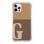 Slim Protection Case［ Original - initial two tone - G brown ］