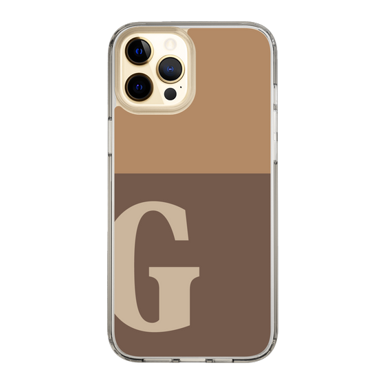 Slim Protection Case［ Original - initial two tone - G brown ］
