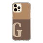 Slim Protection Case［ Original - initial two tone - G brown ］