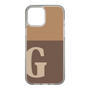 Slim Protection Case［ Original - initial two tone - G brown ］