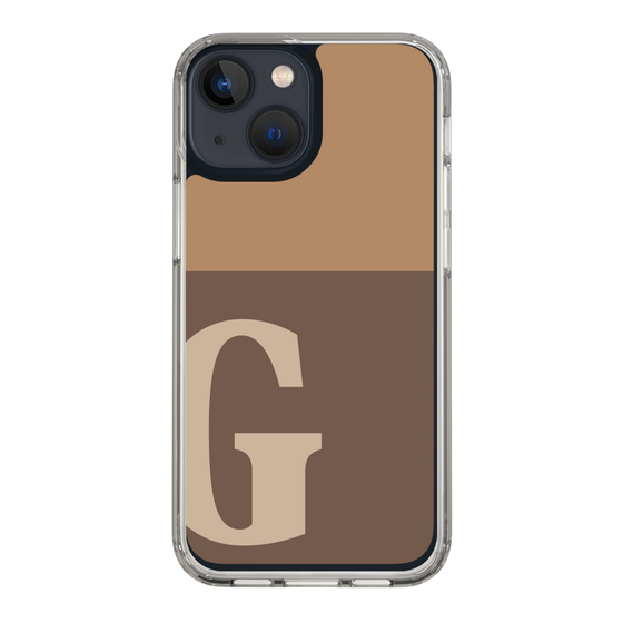 Slim Protection Case［ Original - initial two tone - G brown ］