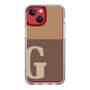Slim Protection Case［ Original - initial two tone - G brown ］