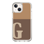 Slim Protection Case［ Original - initial two tone - G brown ］