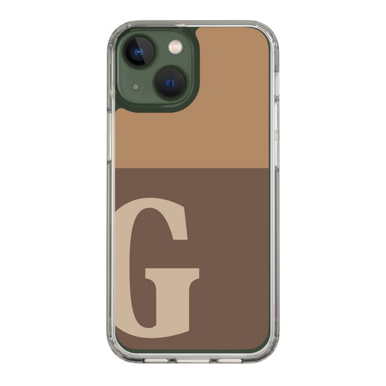 Slim Protection Case［ Original - initial two tone - G brown ］