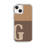 Slim Protection Case［ Original - initial two tone - G brown ］