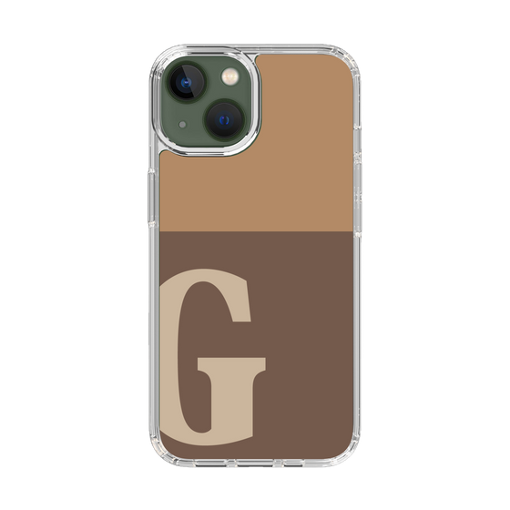 Slim Protection Case［ Original - initial two tone - G brown ］