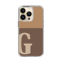Slim Protection Case［ Original - initial two tone - G brown ］