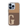 Slim Protection Case［ Original - initial two tone - G brown ］
