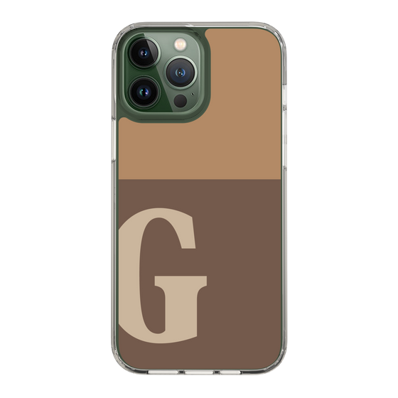 Slim Protection Case［ Original - initial two tone - G brown ］