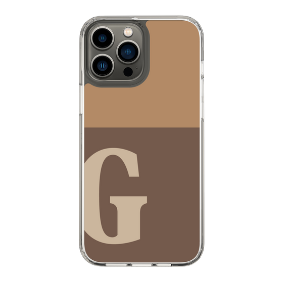 Slim Protection Case［ Original - initial two tone - G brown ］